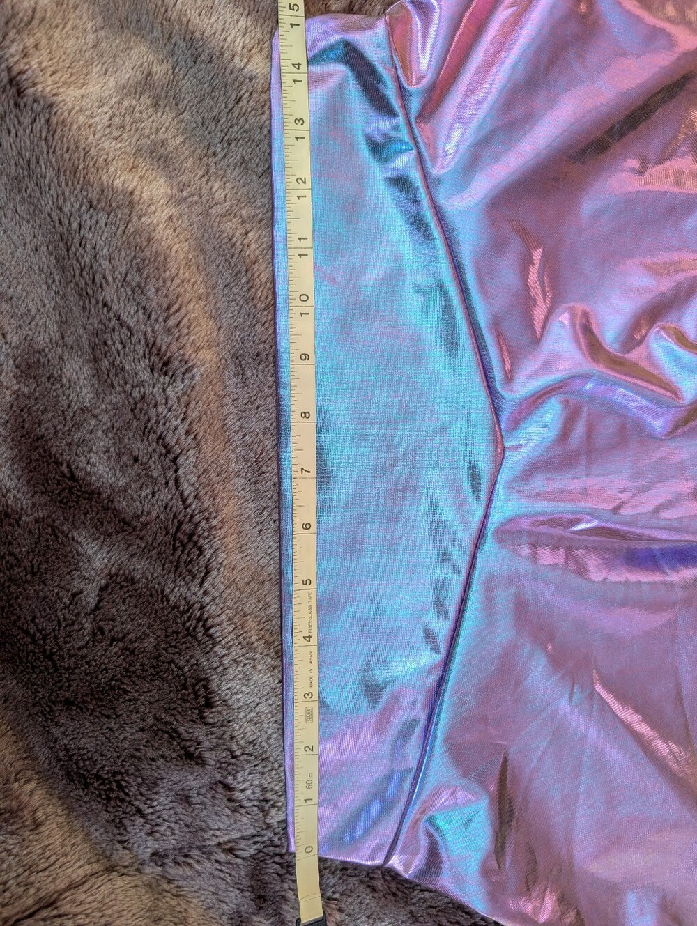 Club Exx Holographic Mini Skater Skirt Size XL NWT - Picture 4 of 7